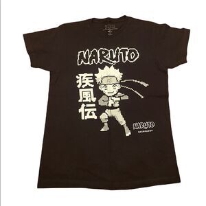 Naruto Anime T Shirt Mens Size Medium Black